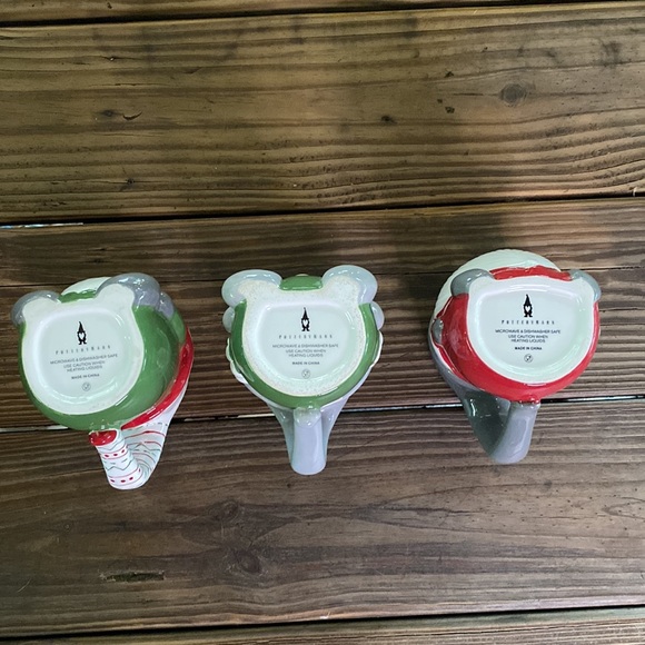 Pottery Barn Cute and Whimsical Gnome Shaped Ceramic Mugs - Set of 3 - Picture 14 of 16